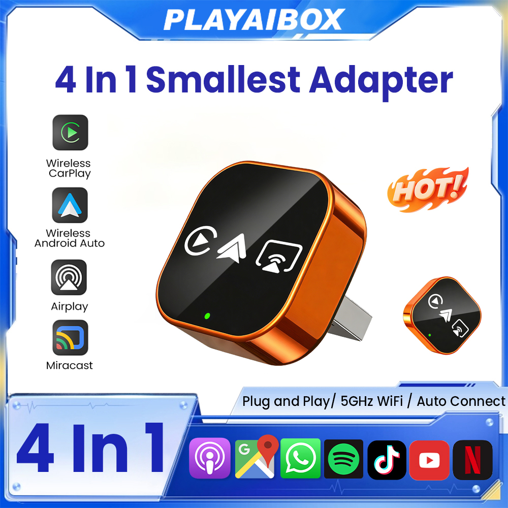 Wifi Smart Plug - Adattatore Carplay 4in1 2026 Nuovo Aggiornamento