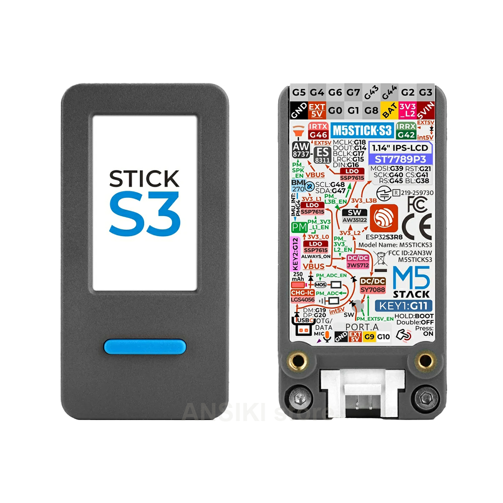 Electronics Project Kit - M5Stack M5StickS3 ESP32-S3 Kit di Sviluppo