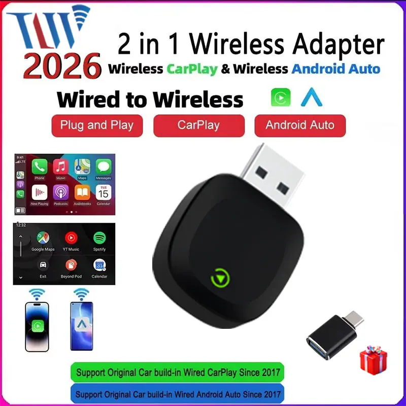 Wifi Smart Plug - TrolinkTek Wireless CarPlay Android 2026 Nuovo