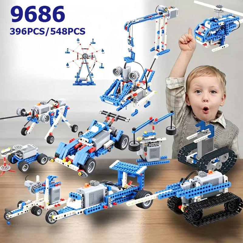 Stem Robotics Kit - 9686 Set Educativo STEM, Blocchi da