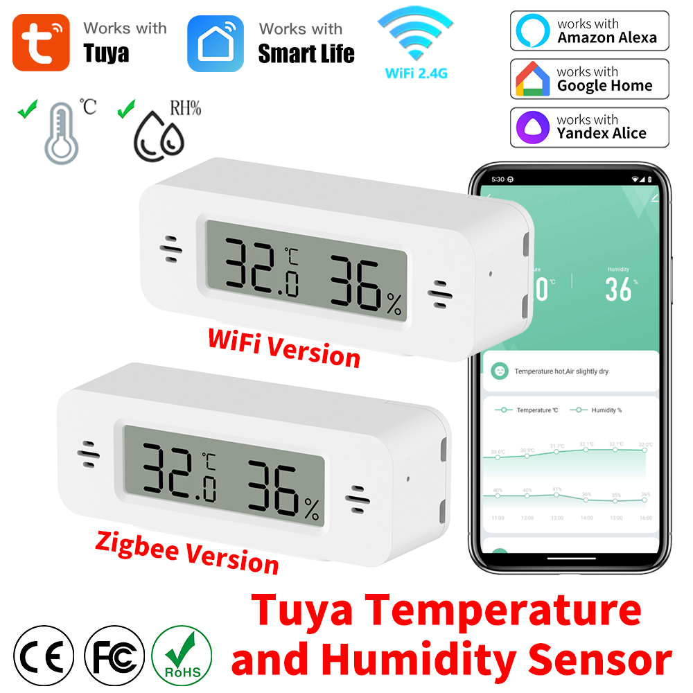Tuya WiFi/Zigbee Sensore di um - Smart Home Automation Kit recensione e prezzo