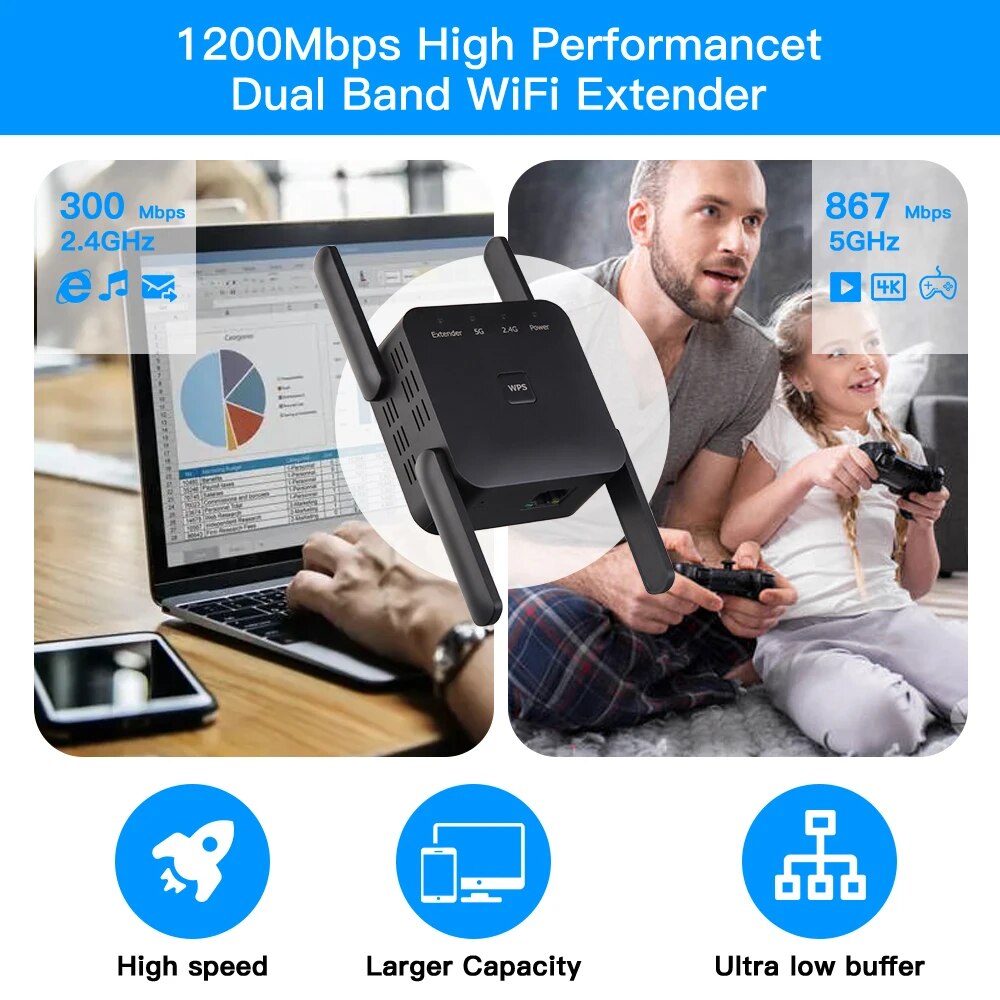 Ripetitore WiFi 1200Mbps 2.4GH - Wifi Smart Plug recensione e prezzo