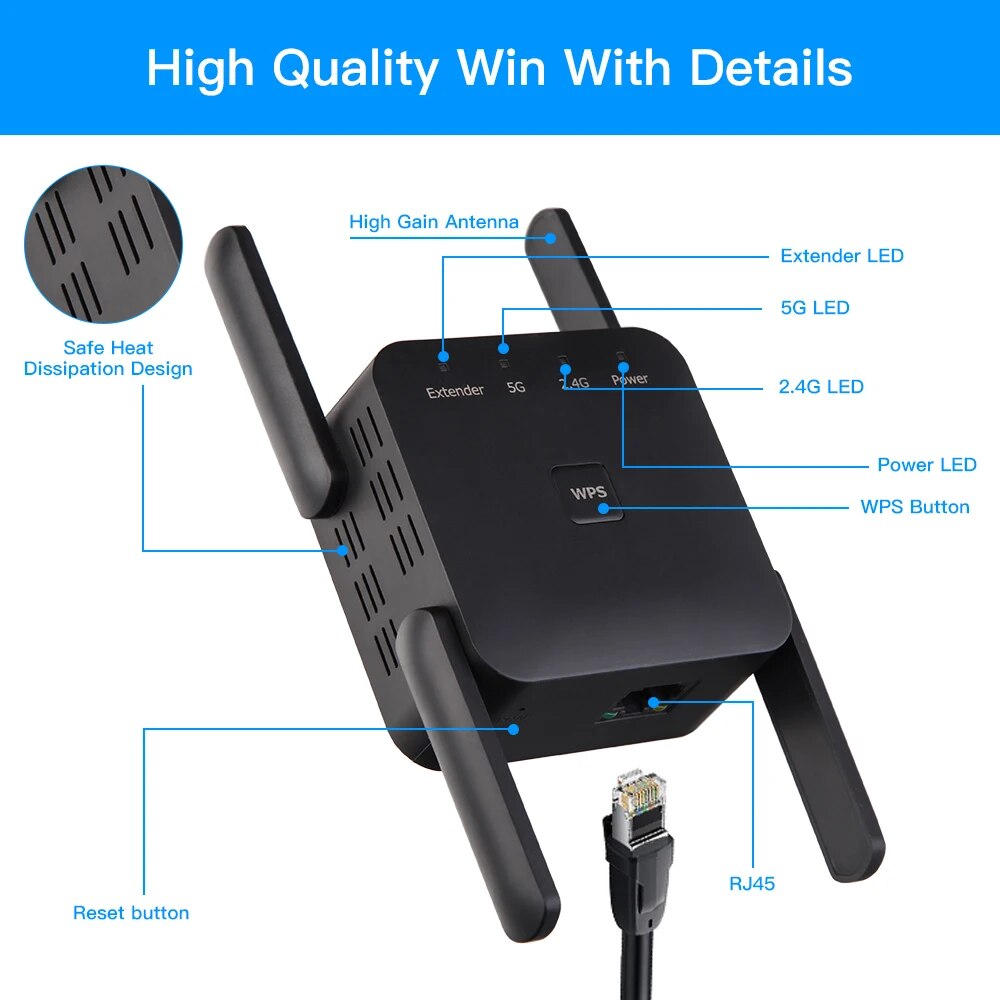 Ripetitore WiFi 1200Mbps 2.4GH - Wifi Smart Plug recensione e prezzo