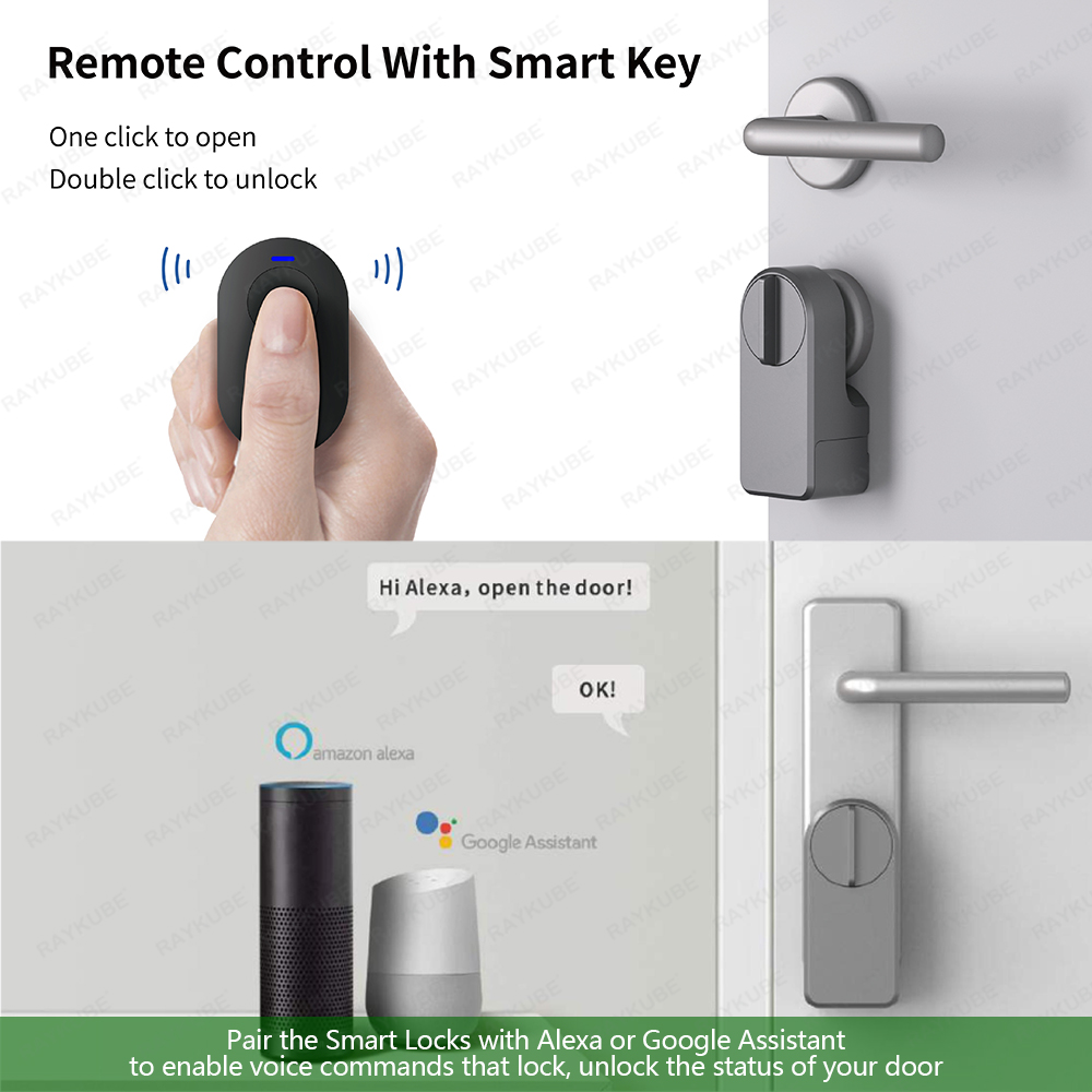 RAYKUBE A1 Pro Tuya BEL Set se - Smart Door Lock Wifi recensione e prezzo